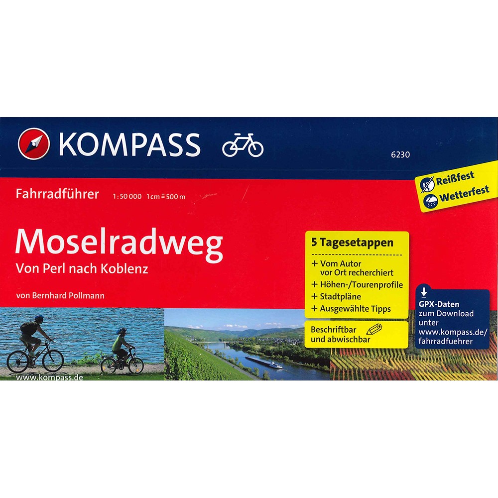 Moselradweg Cykelkarta och Guide